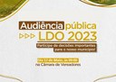 Audiência Pública vai discutir PLDO municipal para 2023 Audiência Pública vai discutir PLDO municipal para 2023