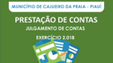 Câmara julgará contas de Governo exercício 2018 em 13 de dezembro de 2023