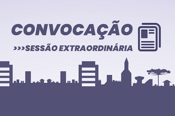 Câmara Municipal convoca sessão extraordinária para dia 22 de dezembro de 2025
