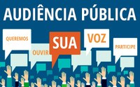 Câmara Municipal realizará audiência pública dia 13 de outubro de 2022 às 09h00 da manhã