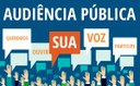 Câmara Municipal realizará audiência pública dia 16 de novembro de 2022