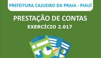 Câmara Municipal recebe prestação de contas de governo exercício 2017