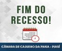 Câmara Municipal retoma os trabalhos após o recesso parlamentar Câmara Municipal retoma os trabalhos após o recesso parlamentar