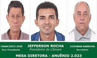 Chapa nº 01 é eleita para direção do legislativo municipal durante o anuênio 2.023