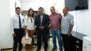 Presidenta da Câmara junto com os vereadores buscam junto ao Secretario de segurança do Estado por mais segurança no Município de Cajueiro da Praia.