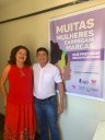 Presidente da Câmara esteve com a coordenadora do estado de políticas  para as mulheres Zenaide Lustosa. 