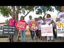 Professores protestam e não voltam para a sala de aula na escolas de Cajueiro da Praia